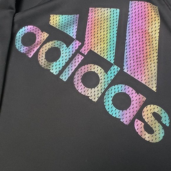 Adidas Sweatshirt Black Size 10/12 - Picture 1 of 5